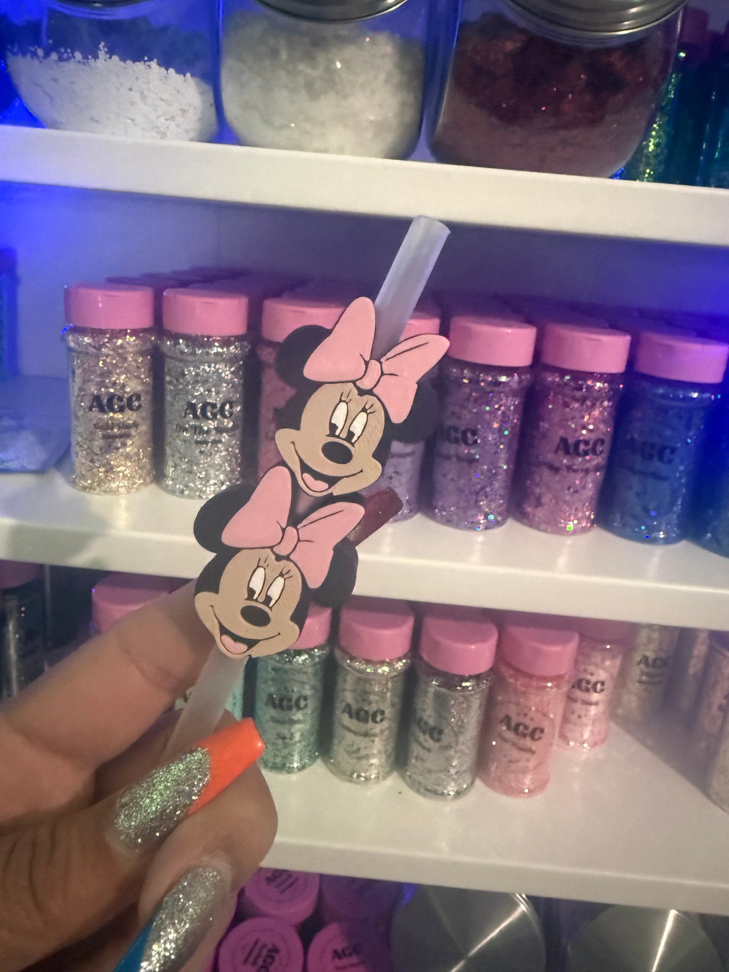 Minnie 3D Straw Topper