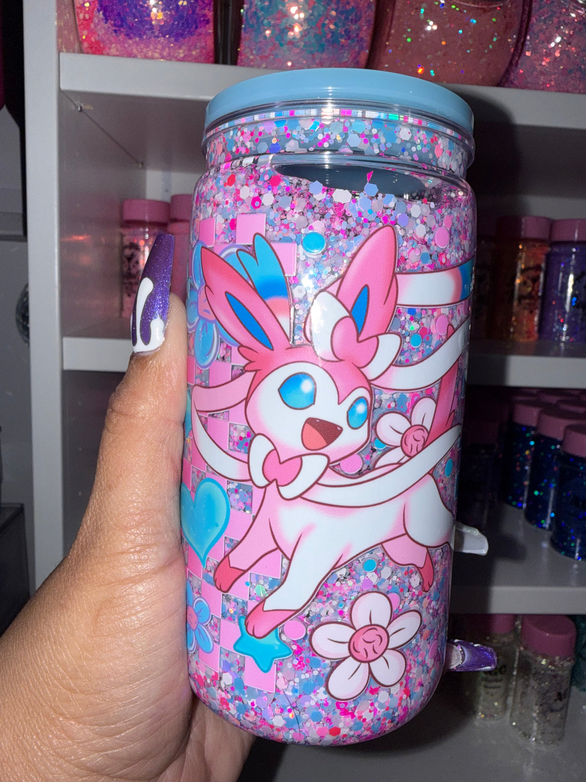 Sylveon Glitter Snow Globe (Copy)