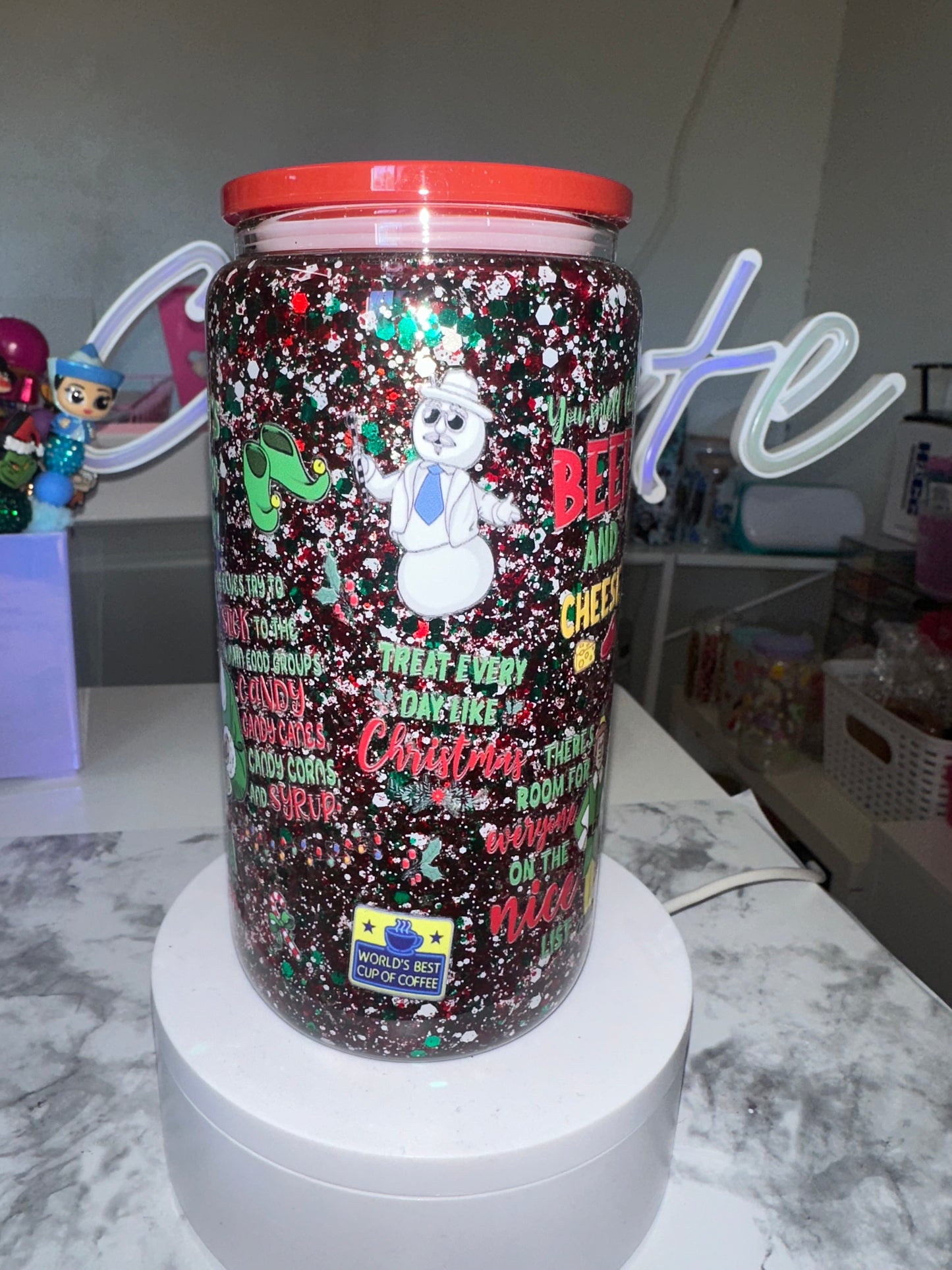 Christmas Glass Snow Globe