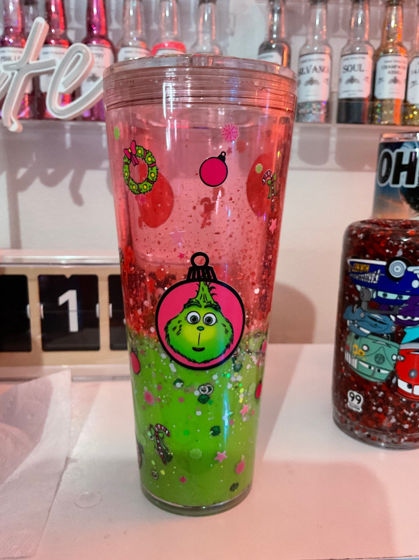 Grinch Dual Lava Drip Tumbler