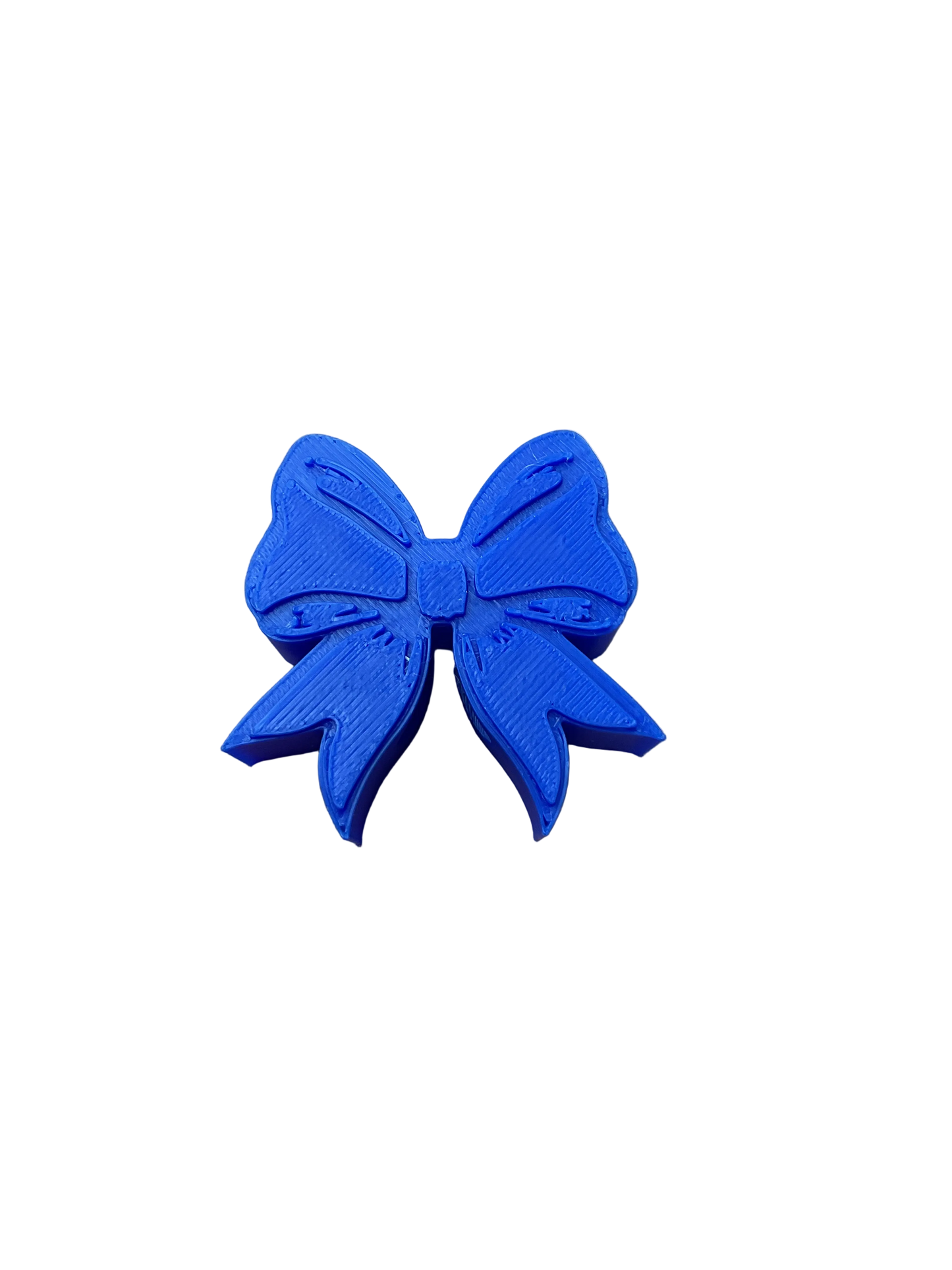 Blue Bow 3D Topper