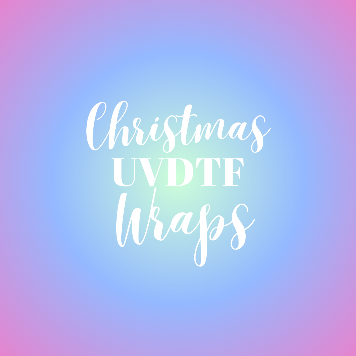Christmas UVDTF Wraps
