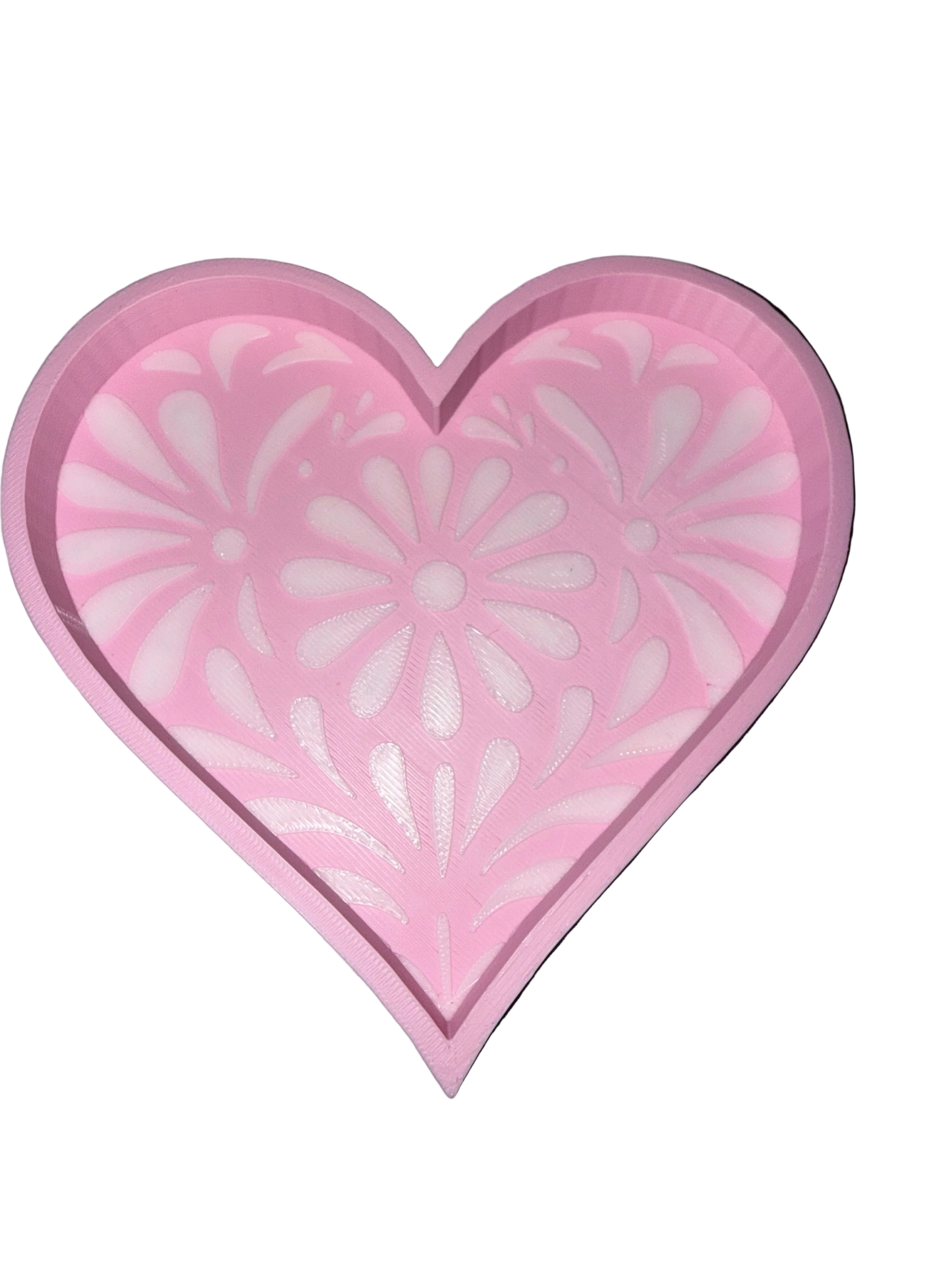 Pink Heart Talavera Tray