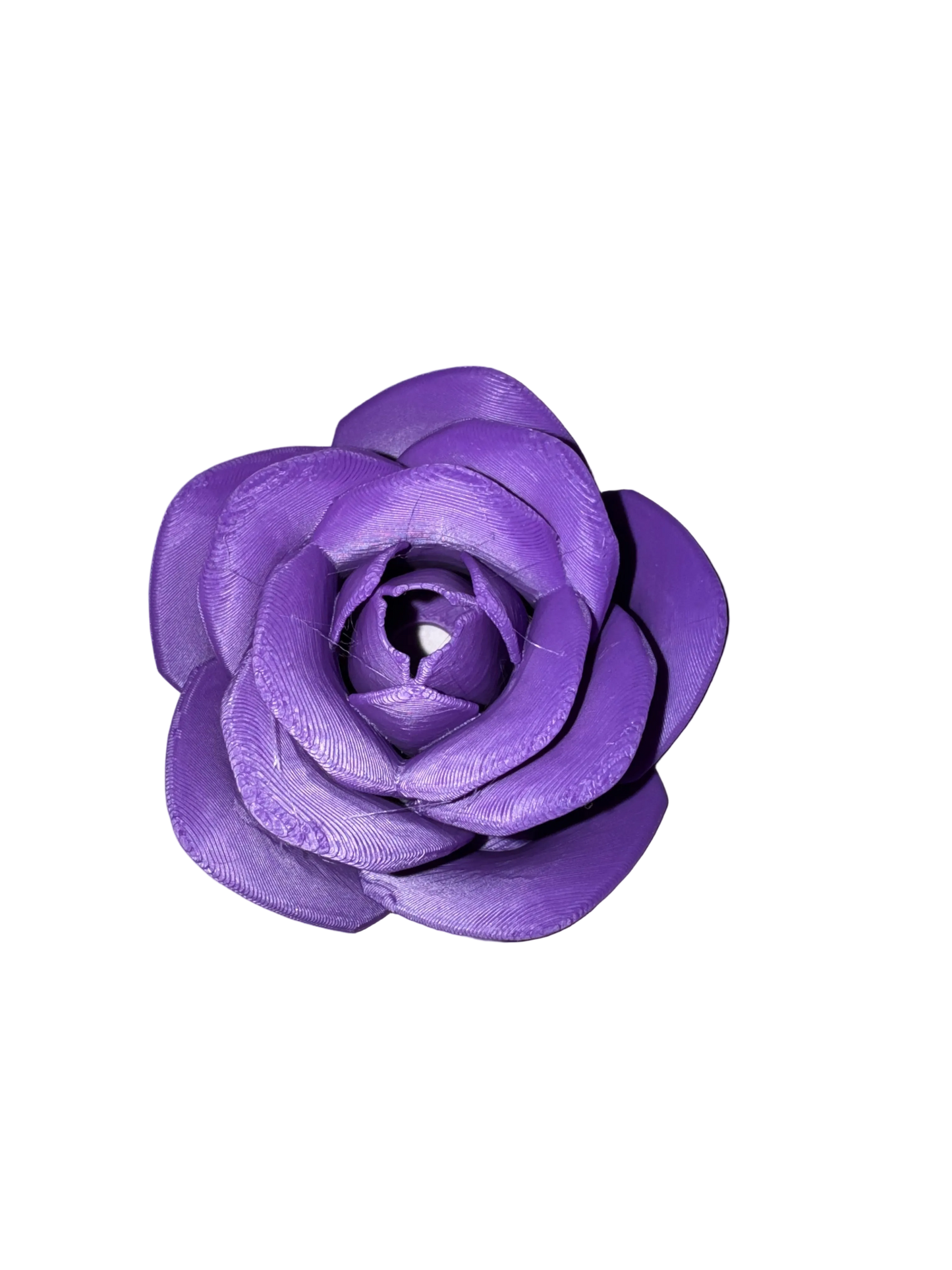 Dark Purple Rose 3D Lid Topper (24oz only)