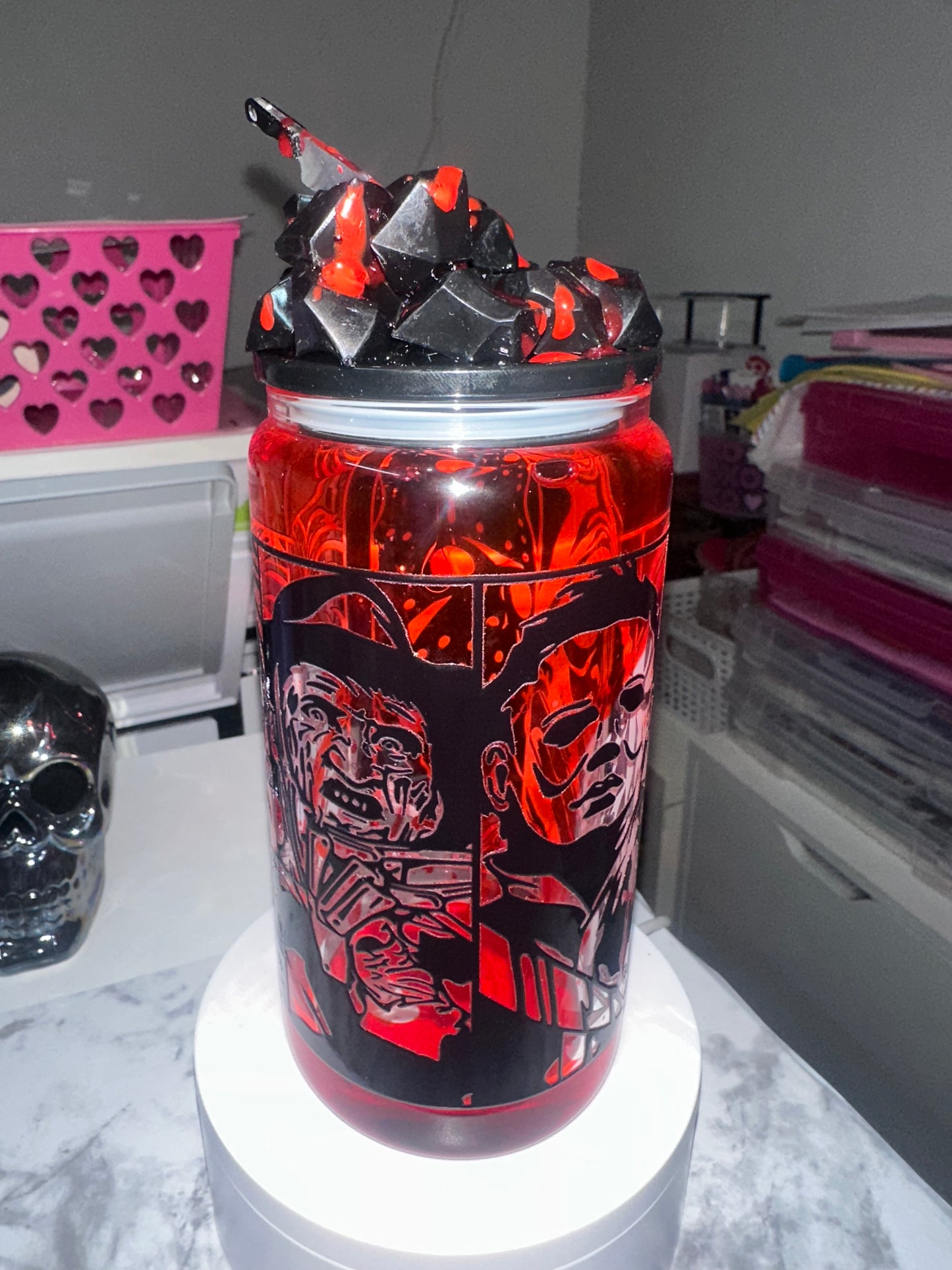 Horror Glass Snow Globe