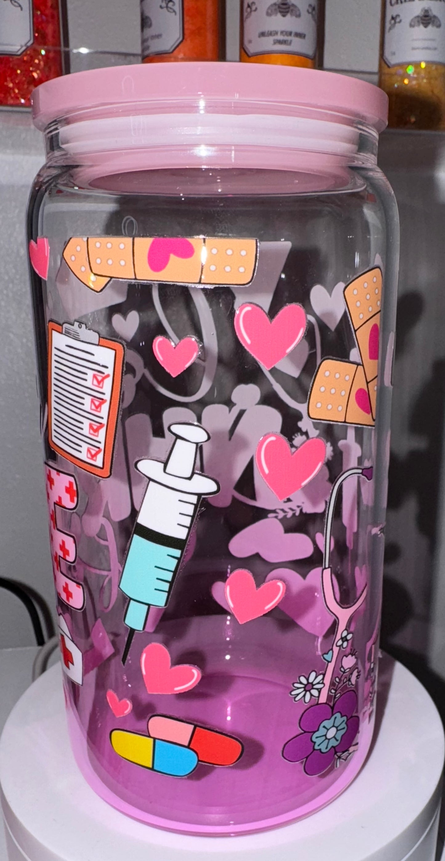 Light Pink Nurse Tumbler