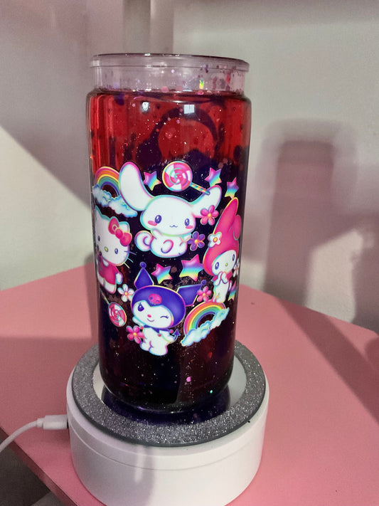 HK Friends Lava Drip Snow Globe