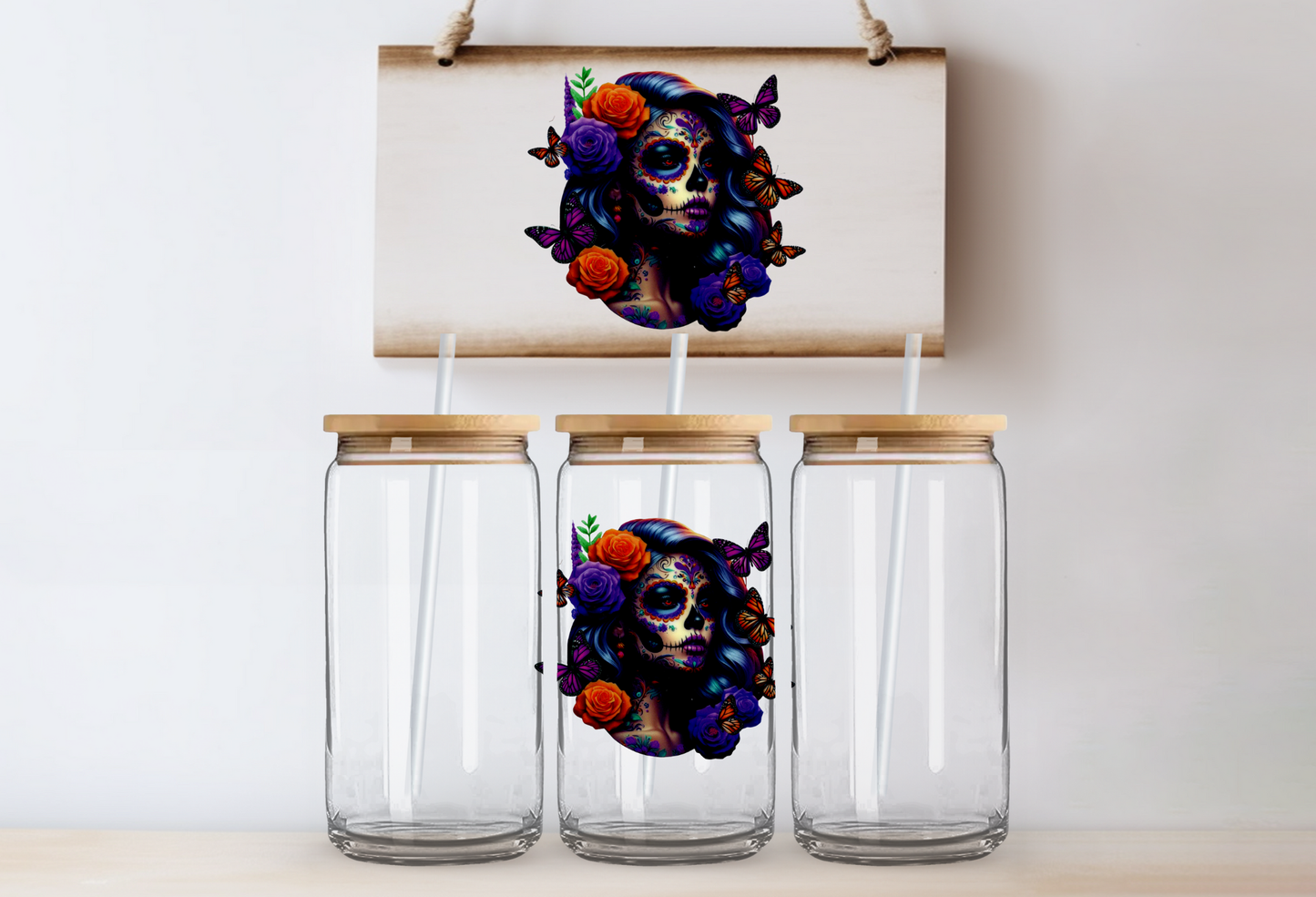 Sugar Skull Decal 1
