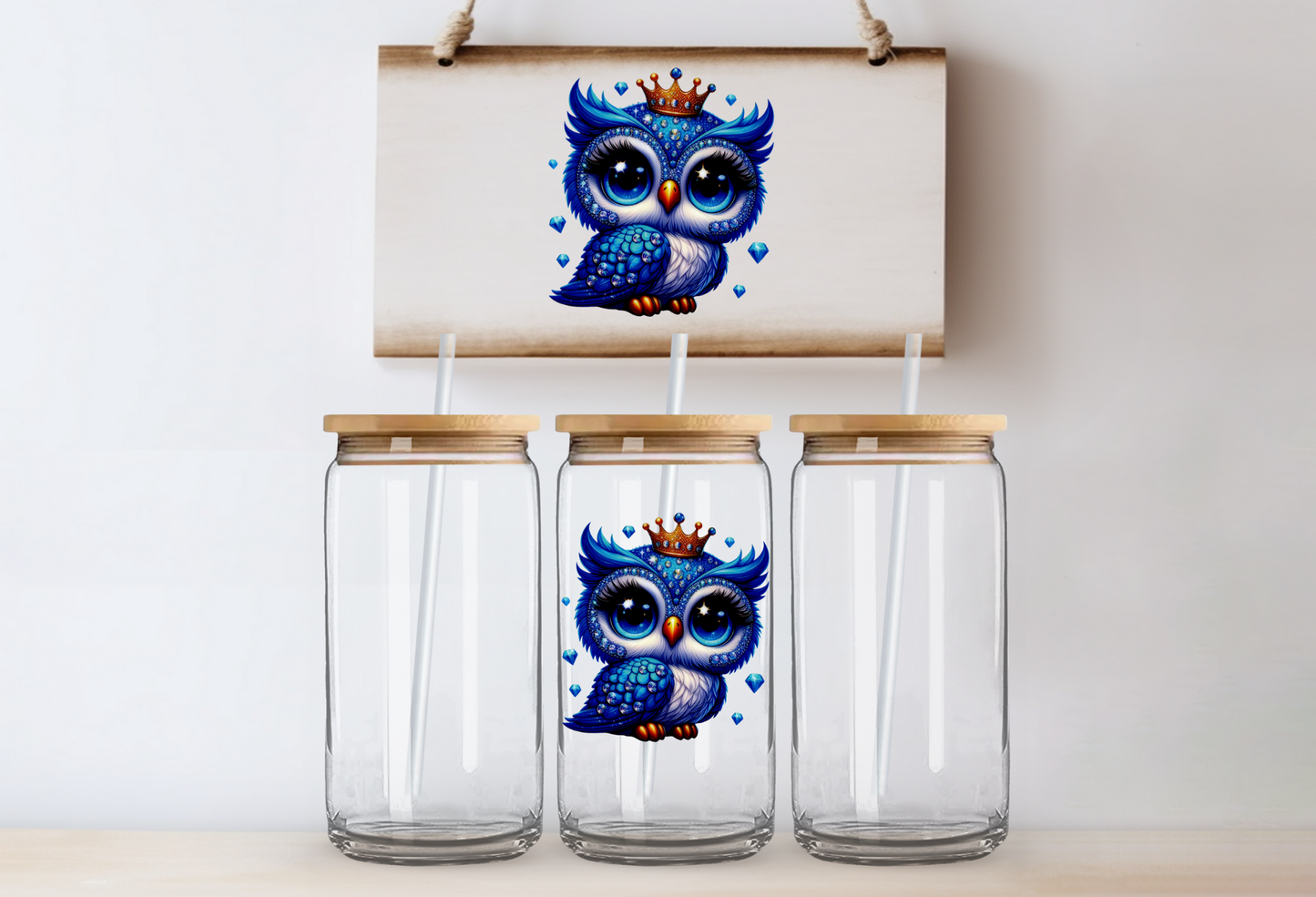 Blue Owl Decal