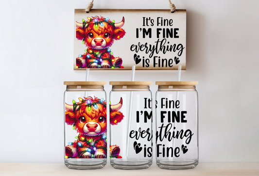 Im Fine Christmas Cow