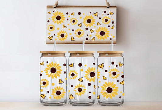 Sunflowers and Hearts