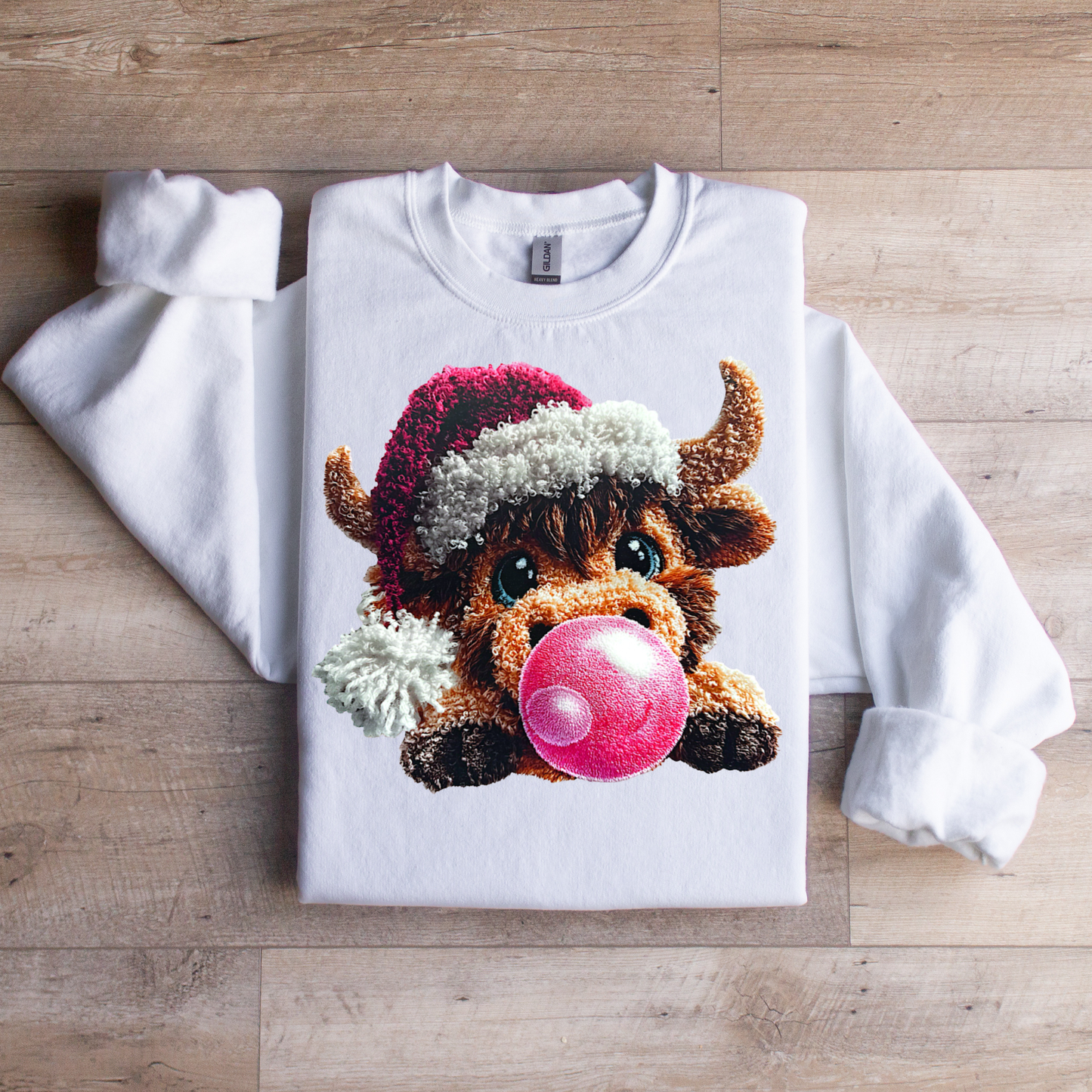 Bubblegum Cow Sweatshirt