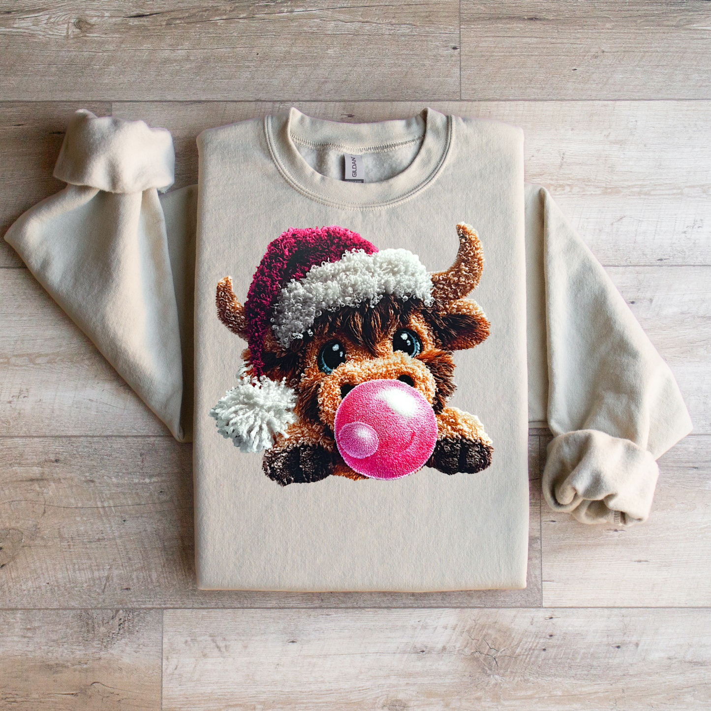 Bubblegum Cow Sweatshirt