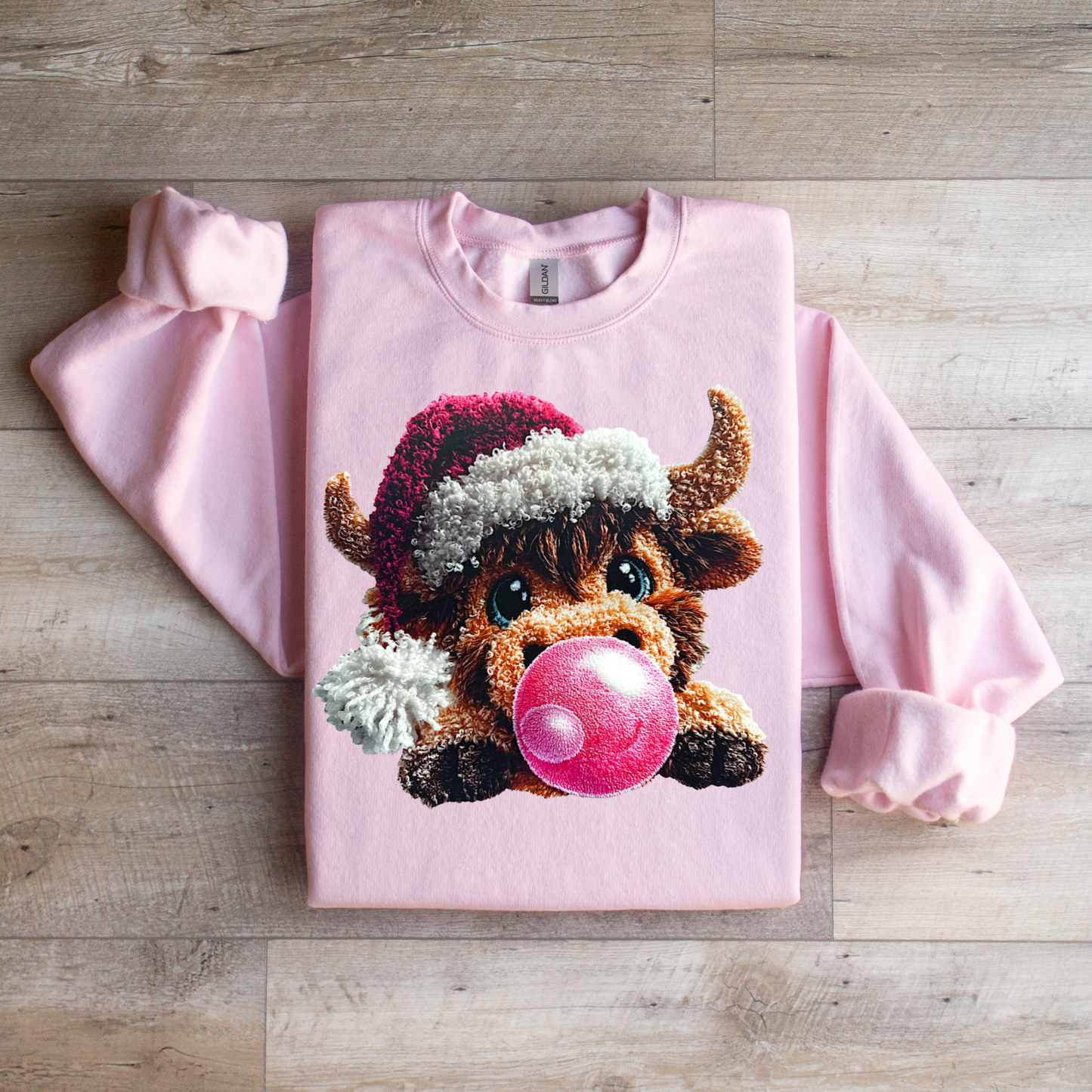 Bubblegum Cow Sweatshirt