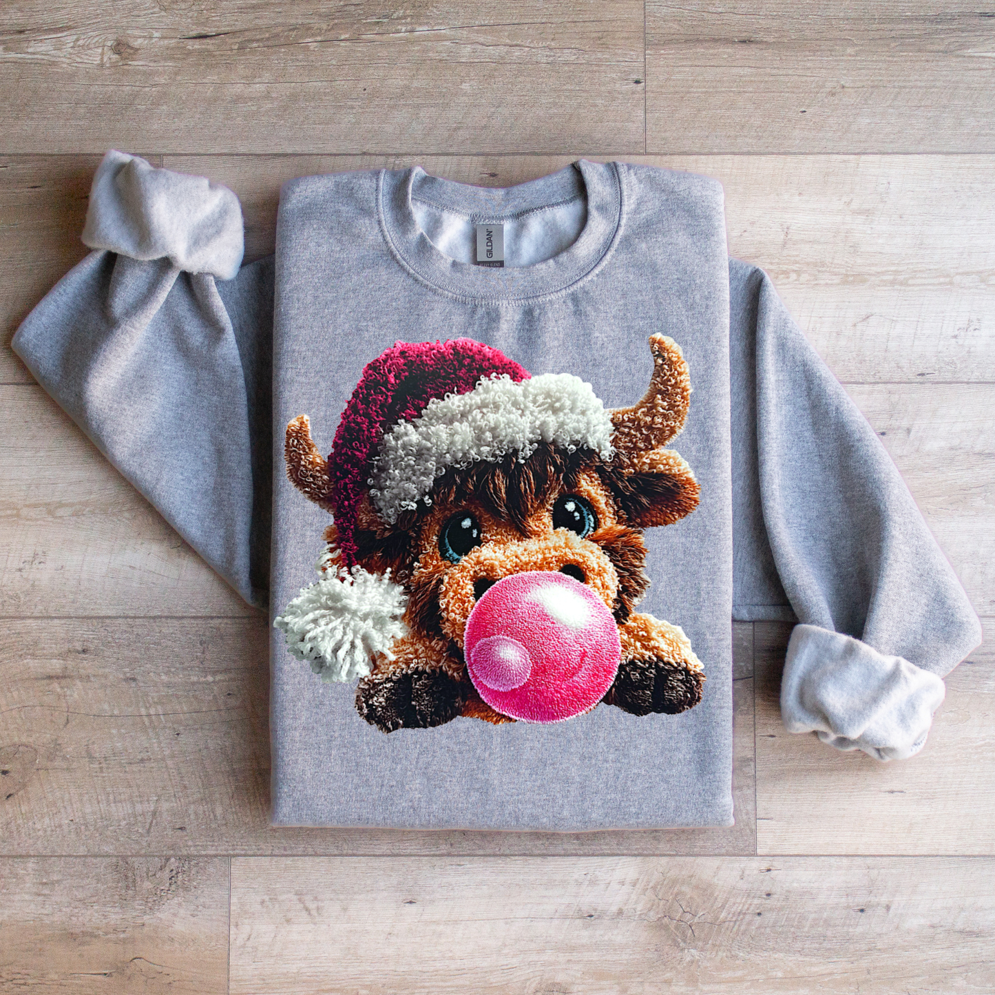 Bubblegum Cow Sweatshirt