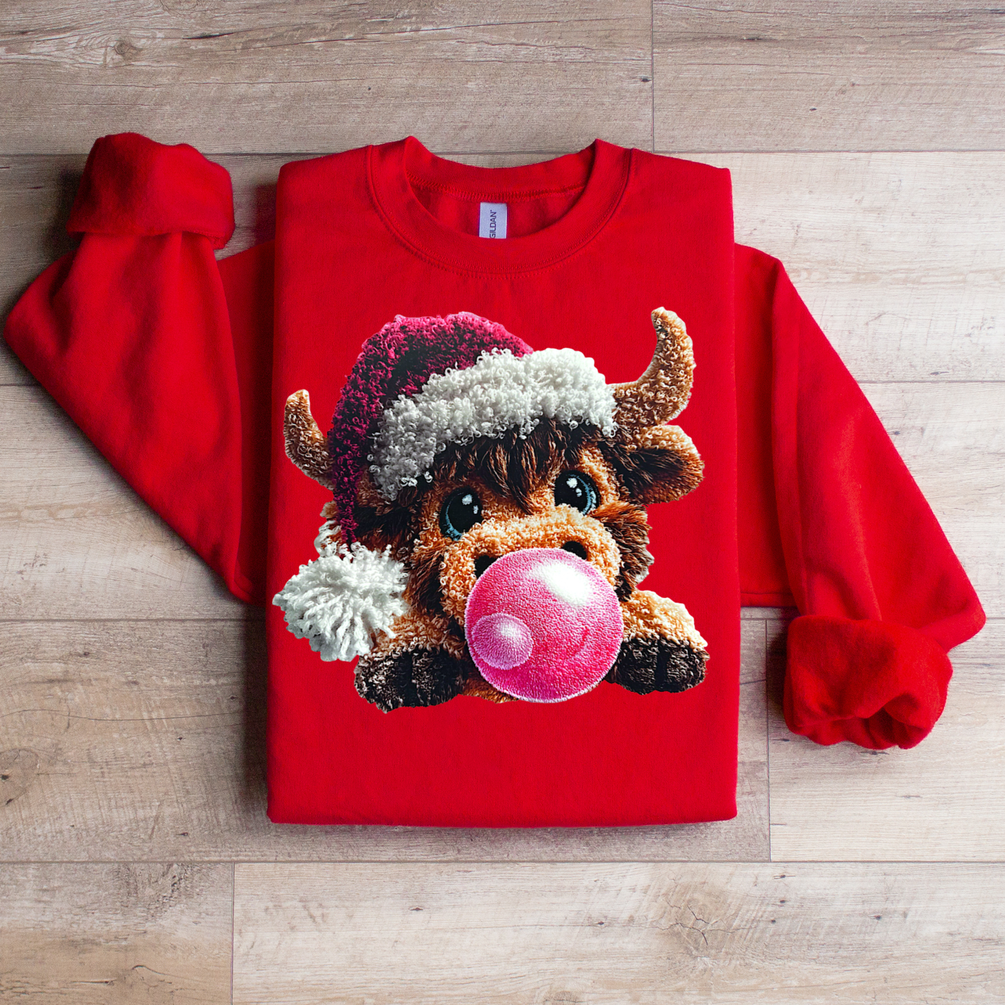 Bubblegum Cow Sweatshirt