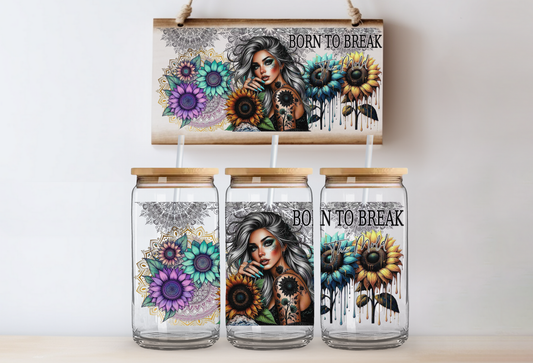 Colorful Sunflower Girl