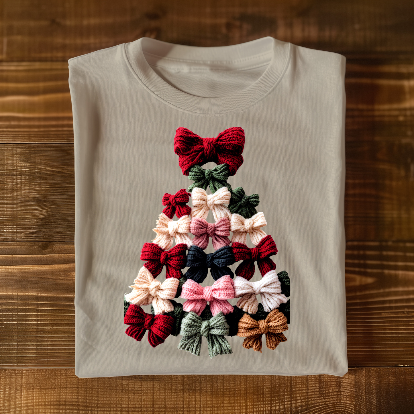 Christmas Bow Tree T-shirt
