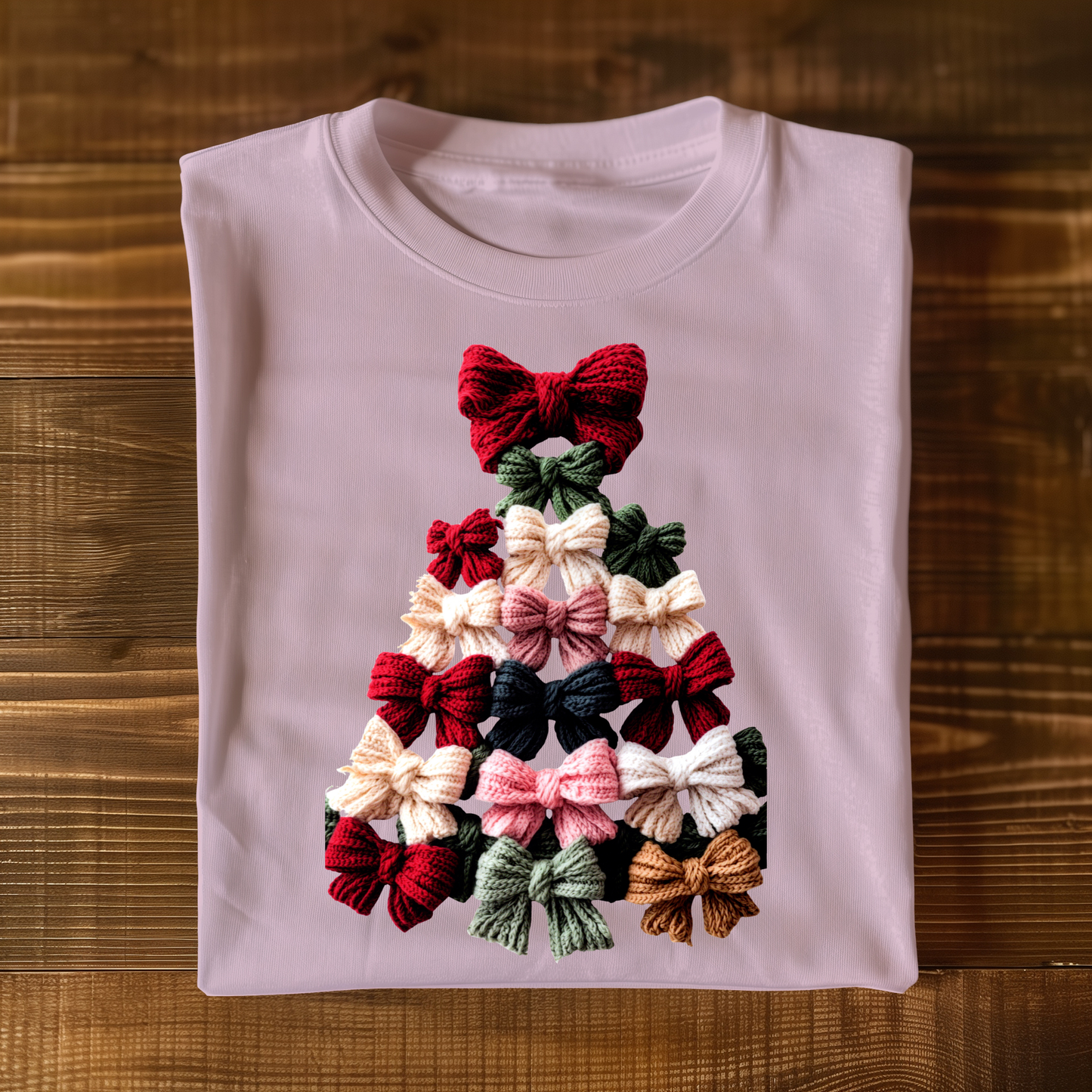 Christmas Bow Tree T-shirt