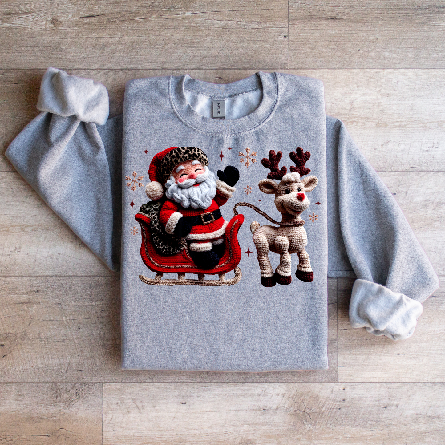 Santa and Rudolph Sweatshirt