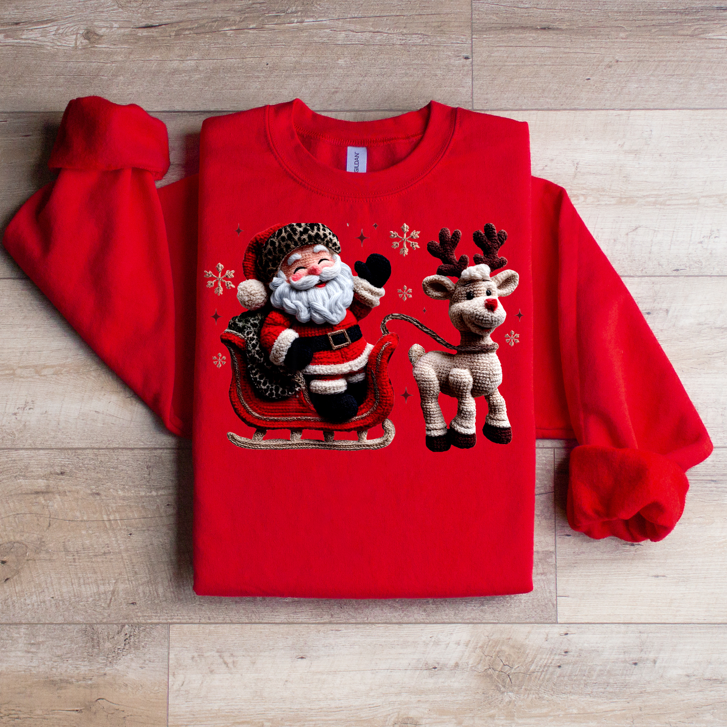 Santa and Rudolph Sweatshirt