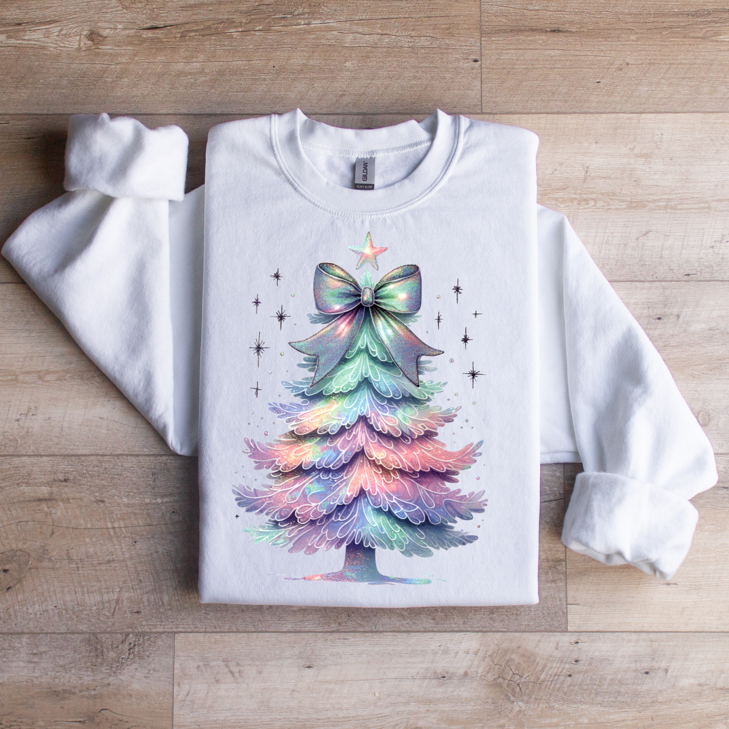 Colorful Christmas Tree Sweatshirt