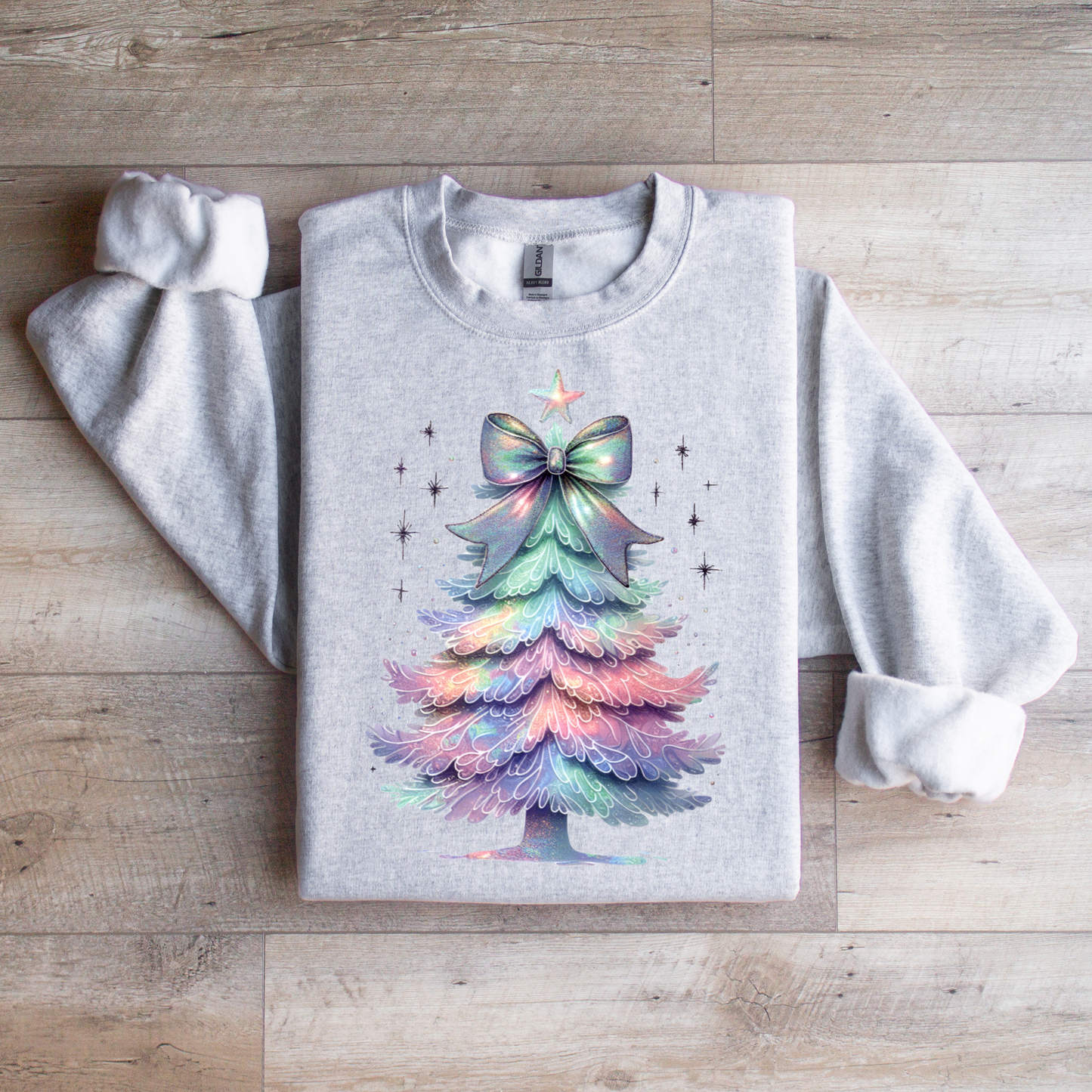 Colorful Christmas Tree Sweatshirt