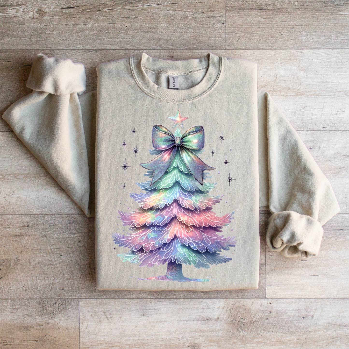 Colorful Christmas Tree Sweatshirt