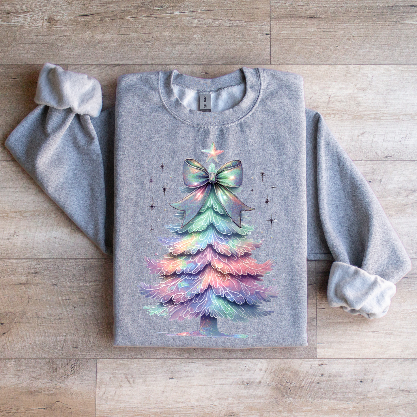 Colorful Christmas Tree Sweatshirt