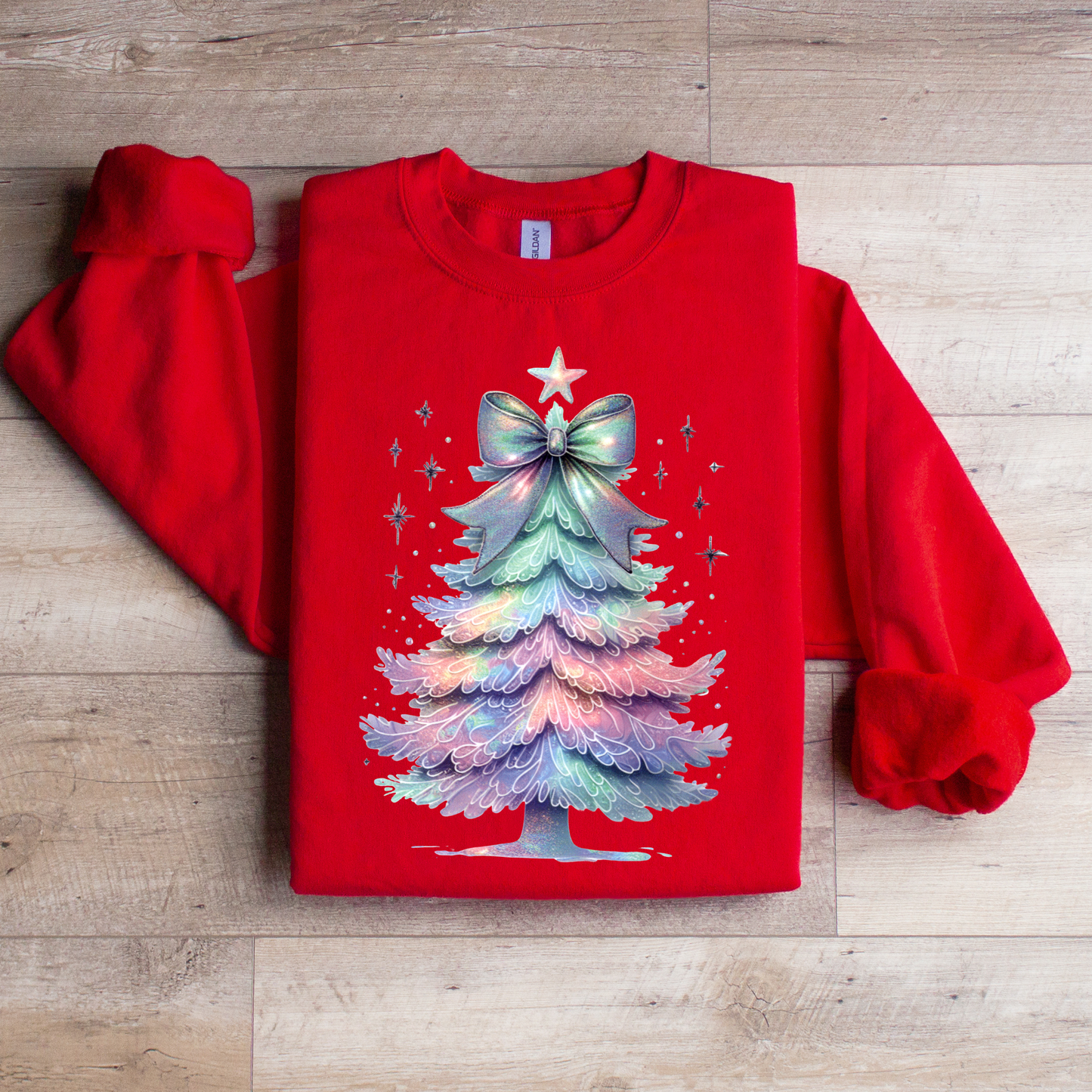 Colorful Christmas Tree Sweatshirt