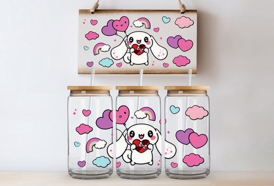 Cinna Roll Heart Balloons