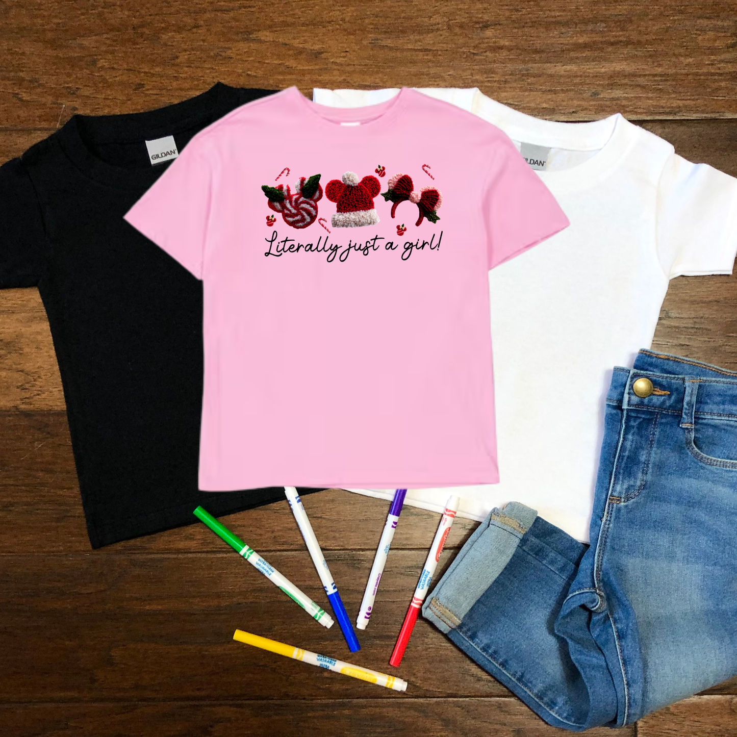 Literally Just A Girl Kids T-shirt