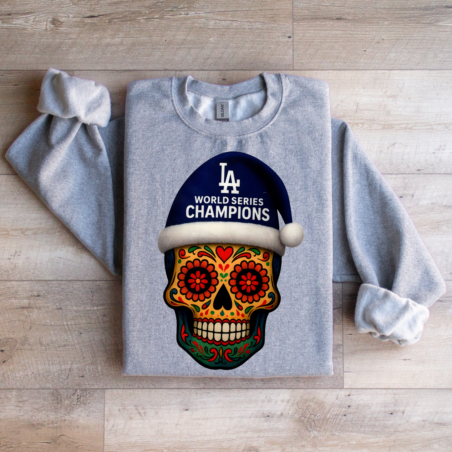 Dodgers Skull Sweatshirt
