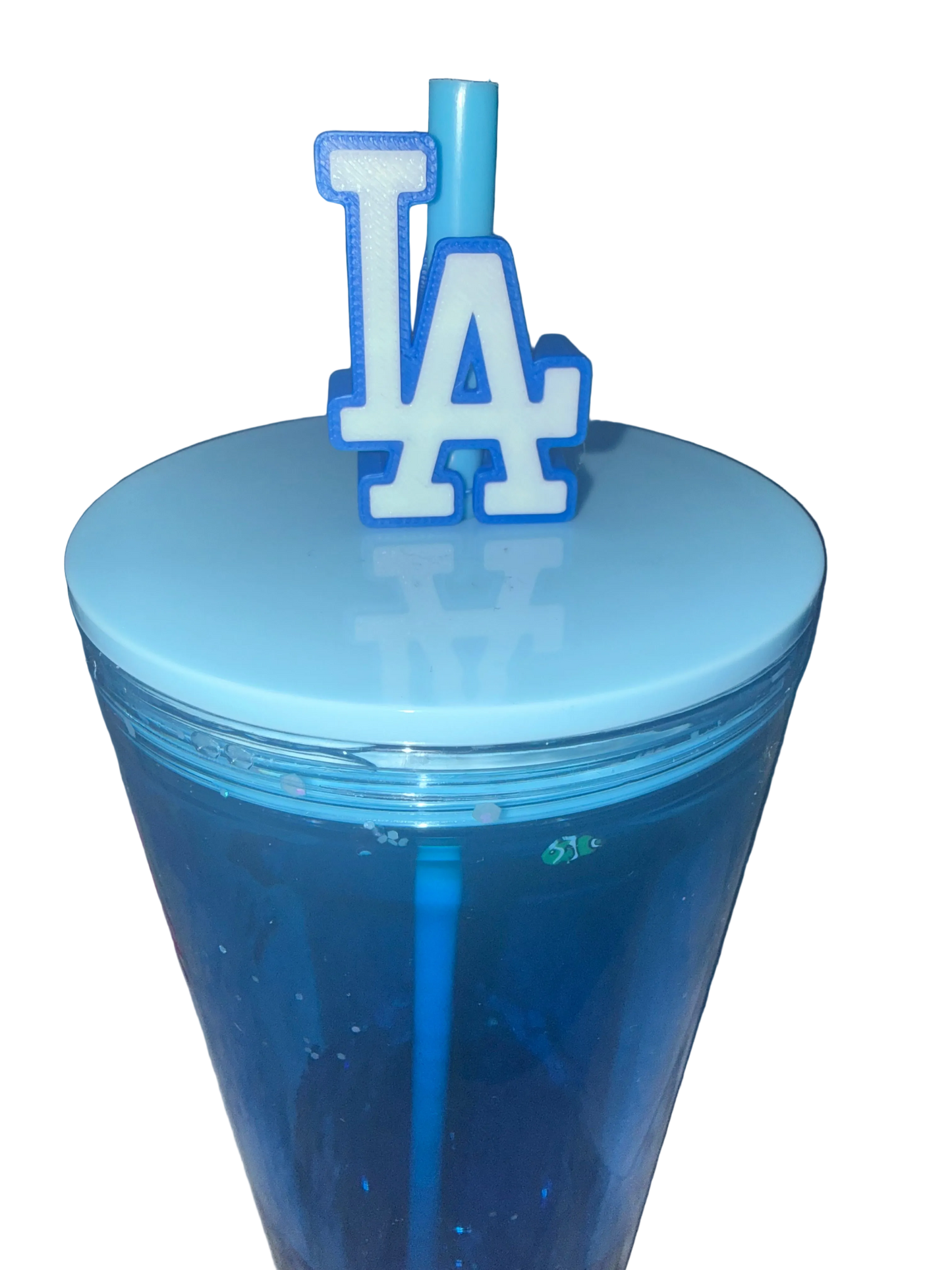 LA 3D Straw Topper