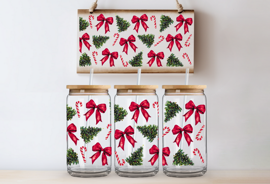 Christmas Trees & Red Bows