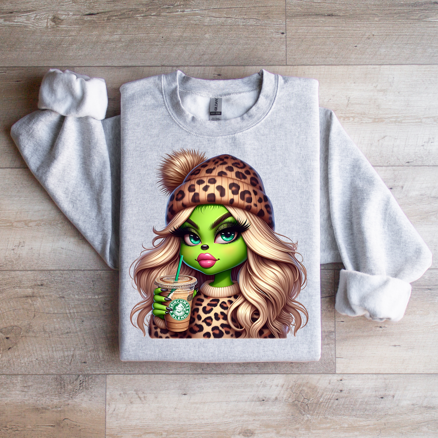 Leopard Diva G Girl Sweatshirt