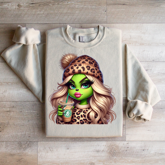 Leopard Diva G Girl Sweatshirt