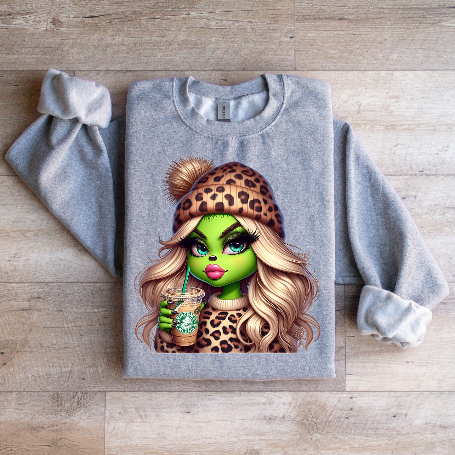 Leopard Diva G Girl Sweatshirt