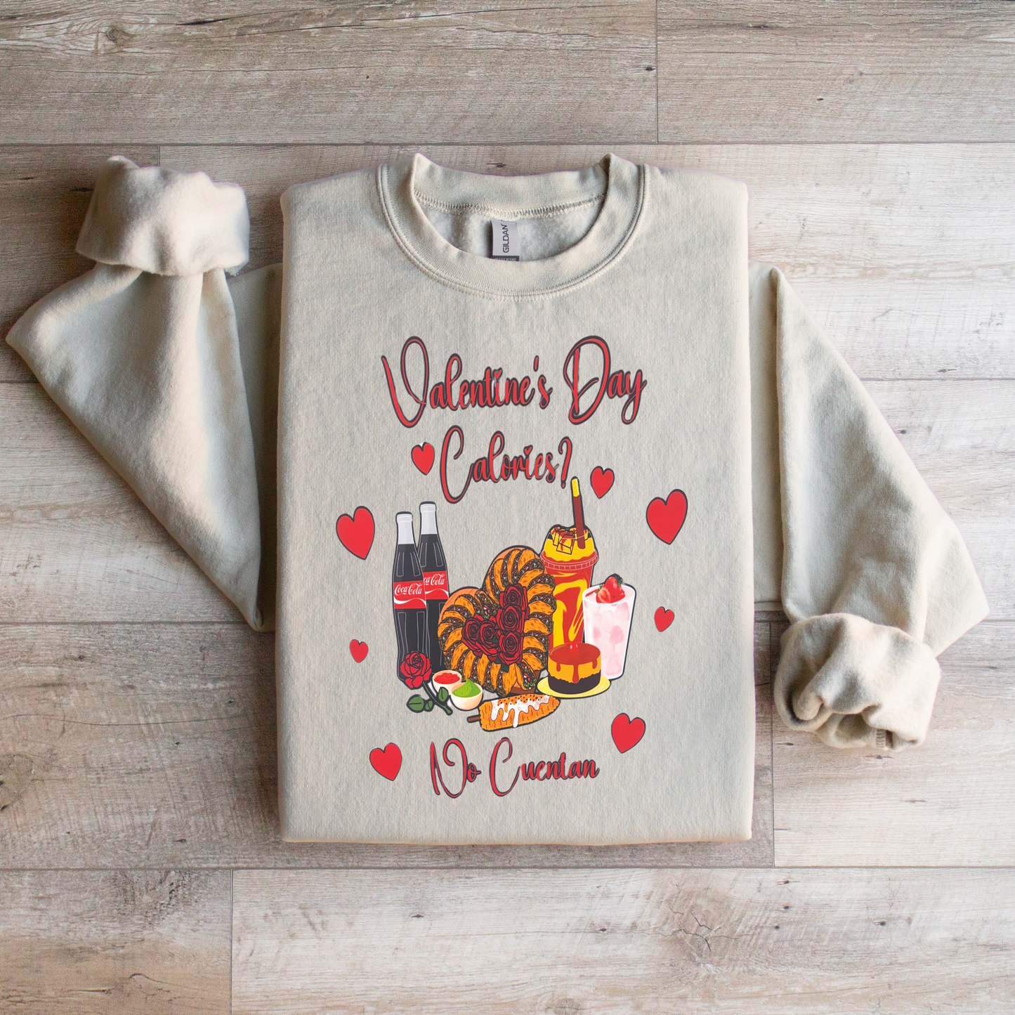 V-day Calories dont count sweatshirt