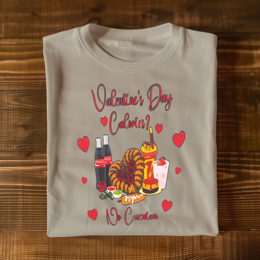 V-day Calories Dont Count T-shirt