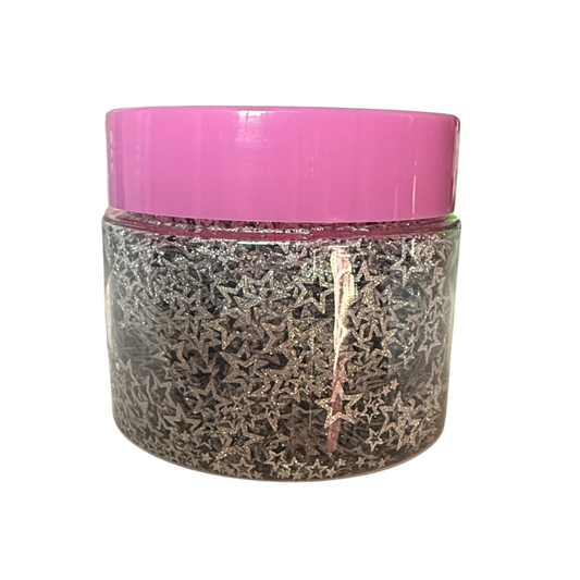 Silver Glitter Stars