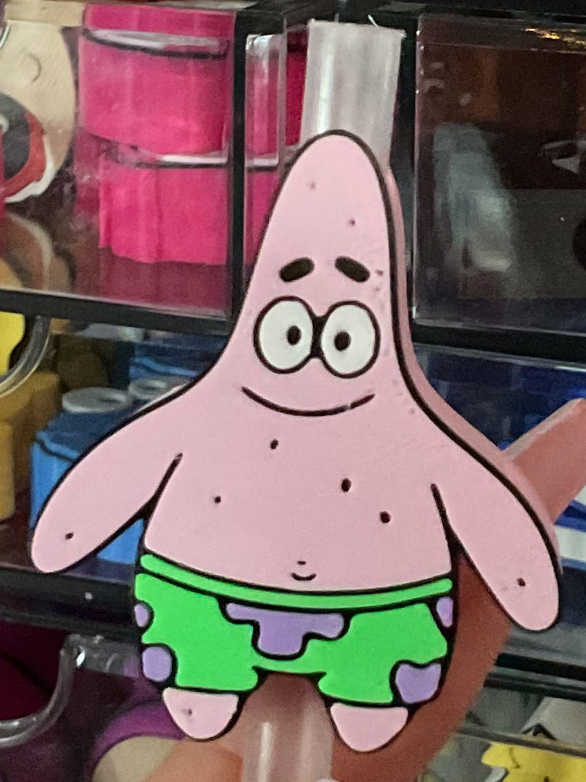Patrick 3D Straw Topper