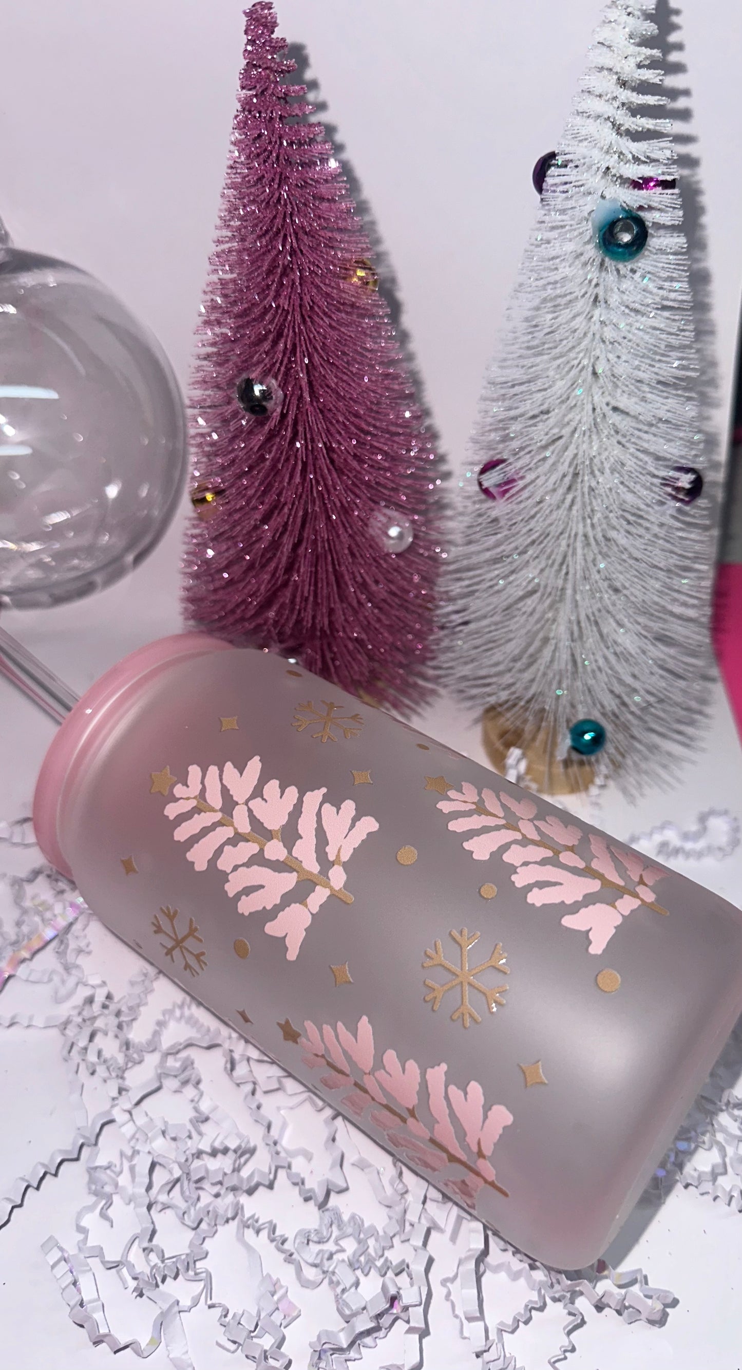 Christmas Glass Tumbler