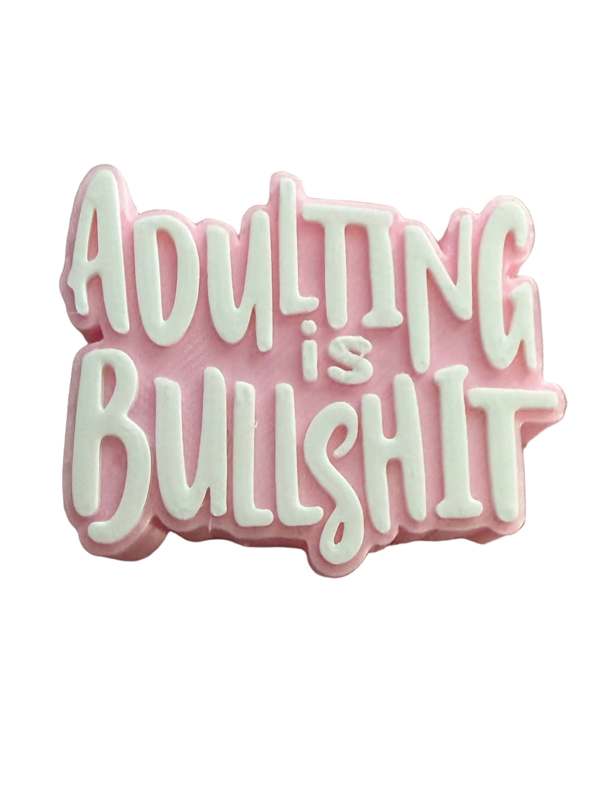 Adulting is BS 3D Straw Topper