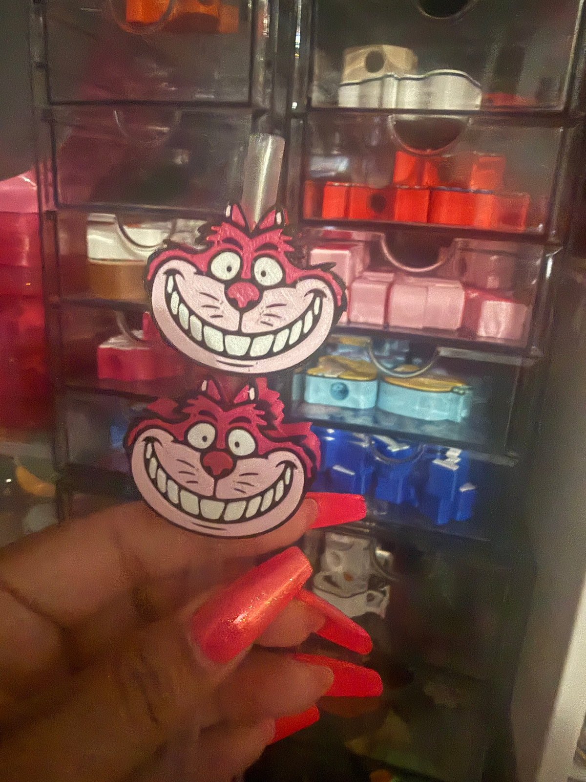 Cheshire Cat 3D Straw Topper