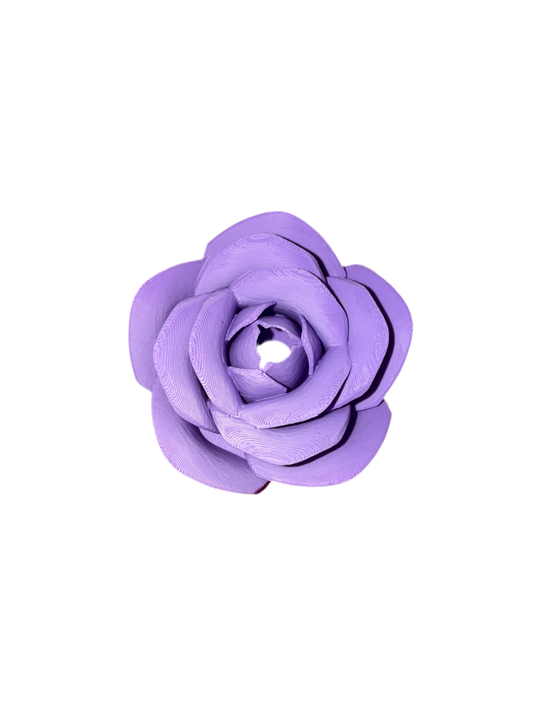 Purple Rose 3D Lid Topper (24oz only)