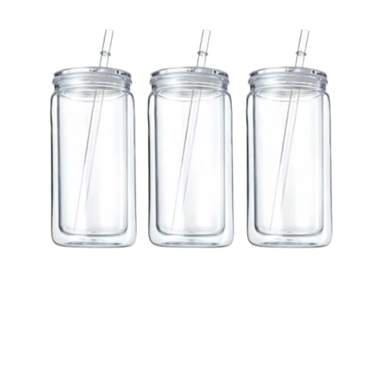 16oz Acrylic Snow Globe Blanks - 3pk