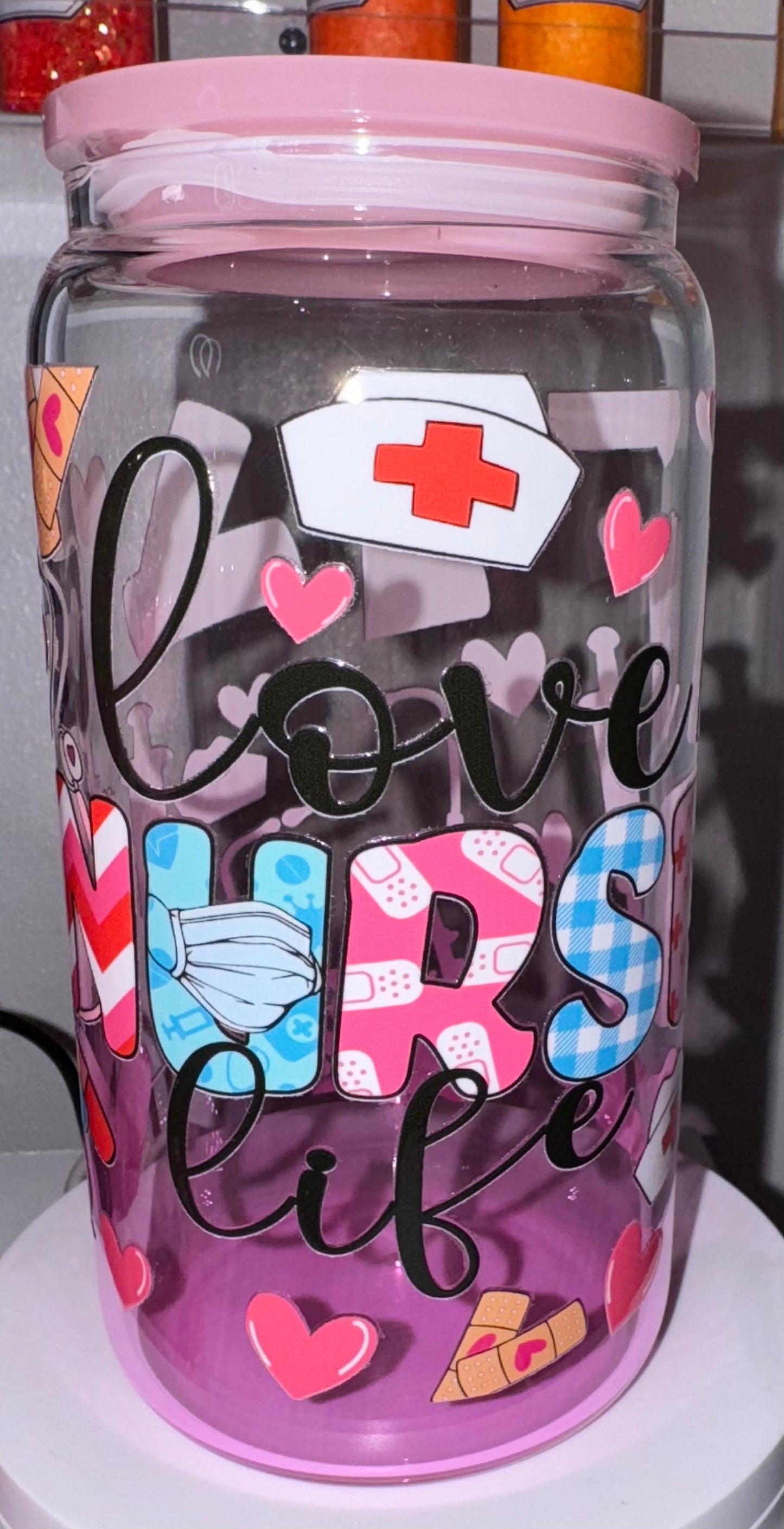 Light Pink Nurse Tumbler