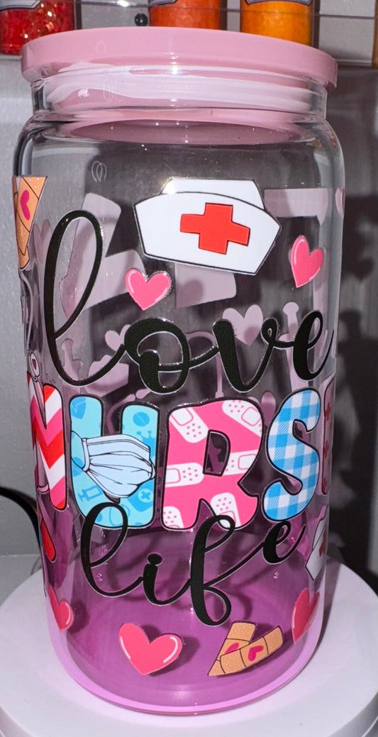 Light Pink Nurse Tumbler