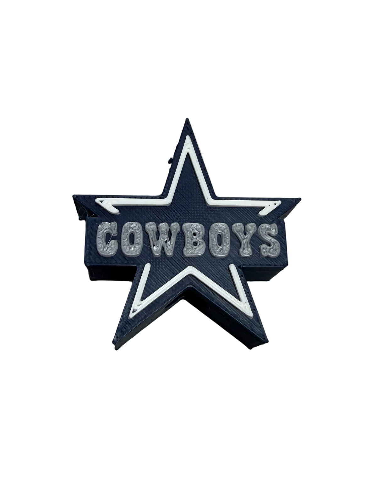 Cowboys 3D Straw Topper
